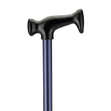Nova Ortho-Med T-Handle Cane Aluminum 28 to 39 Inch Height Purple Checkers Design - 2030