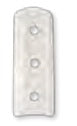 Key Surgical Instrument Tip Protecting Cap 0.25 X 0.75 Inch, White, Osteotome Cap, With Vents - 40610