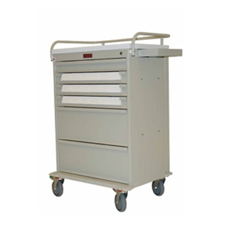 Harloff Value Line Medication Cart Stainless Steel 22.5 X 29.5 X 46.75 Inch Sand - VLT18BIN3