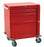 V-Series - Crash Cart Steel Body and Drawers 22 X 29.5 X 34 Inch Red (2)-3 Inch, (1)-6 Inch, (1)-12 Inch Drawer Configuration, 16.75 X 23 Inch Internal Drawer - V24-4B