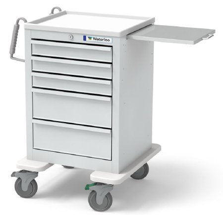 Waterloo Industries Short Value Cart Steel 23 X 24.5 X 36 Inch 5 Drawers Light Gray - ESGKU-33366-LTG