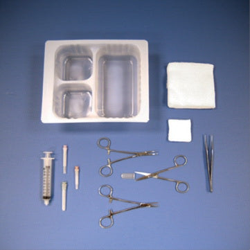 Deroyal Laceration Tray - 50-502