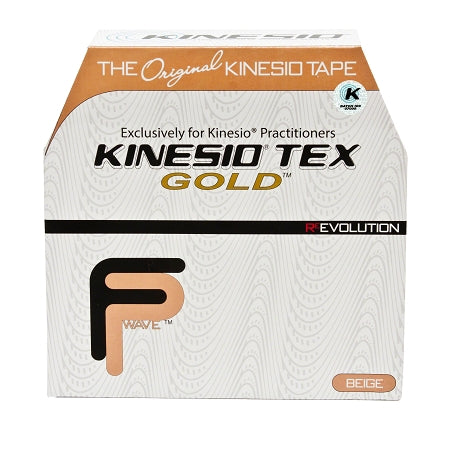 Kms LLC Kinesio Tex Gold Kinesiology Tape Water Resistant Cotton 2 Inch X 34 Yard Beige NonSterile - GKT-14125