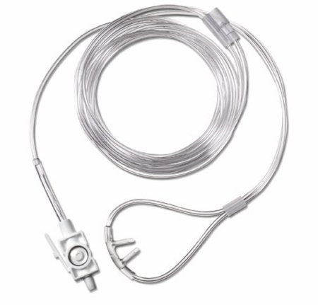 LoFlo - ETCO2 Nasal Sampling Cannula without O2 Delivery Without Oxygen Delivery Adult Straight Prong / NonFlared Tip - 989803206611
