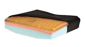 Alimed AliMed Sit-Straight Coccyx Seat Cushion 16 W X 16 D X 3-1/2 H Inch Foam / Gel - 1790