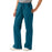 Medline ComfortEase Women's Modern Fit Cargo Scrub Pants with 4 Pockets - Caribbean Blue