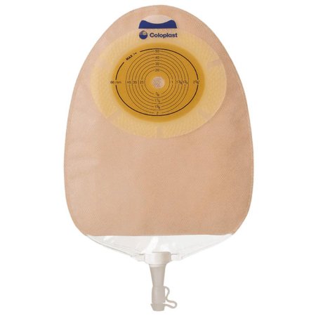 SenSura - Urostomy Pouch One-Piece System 10-3/8 Inch Length, Maxi 3/8 to 3 Inch Stoma Drainable Flat, Pre-Cut - 11809