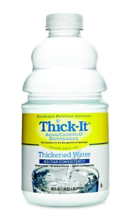 Kent Precision Foods Thick-It AquaCareH2O Thickened Beverage 46 oz. Bottle Unflavored Ready to Use Nectar Consistency - B480-A7044
