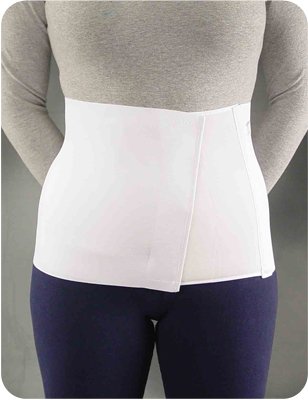 Bird & Cronin - Abdominal Binder One Size Fits Most Hook and Loop Closure 26 to 50 Inch Hip Circumference 10 Inch Height Adult - 08140145