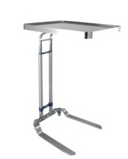 Blickman Benjamin Jumbo Series Mayo Stand Tray 39.5 to 62 Inch 20 X 25 Inch Tray - 8871SS