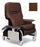 Graham-Field Clinical Care Drop Arm Recliner Chestnut Four Tente Swivel Caster, Three Locking Caster Four Tente Swivel Caster, Three Locking Caster - FR566DG8516