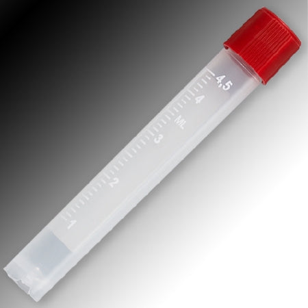 Globe Scientific Storage and Transport Tube Round Bottom, Skirted Plain 12.3 X 89 mm 5 mL Without Color Coding Without Closure Polypropylene Tube - 6039