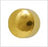MediStuds - Ear Piercing Stud 24K Gold Plated Stainless Steel Gold Ball Traditional Mount - 2010P