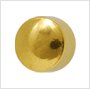 MediStuds - Ear Piercing Stud 24K Gold Plated Stainless Steel Gold Ball Traditional Mount - 2010P