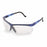 Uvex Genesis - Safety Glasses Anti-fog Coating Clear Tint Polycarbonate Lens Vapor Blue Frame Over Ear One Size Fits Most - 6XF80