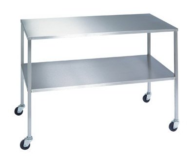 Lakeside Manufacturing - Instrument Table 20 X 34 X 48 Inch 304 Stainless Steel / 18 Gauge 1 Shelf - 8358