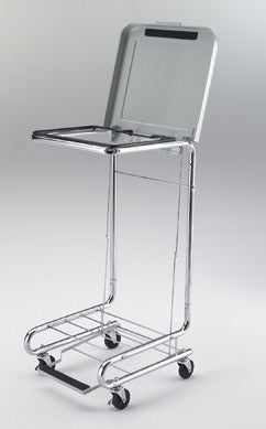 Lakeside Manufacturing Lakeside Hamper Stand Rolling Square Opening 36 - 42 gal. Foot Pedal Self-Closing Lid - 4512