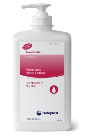 Coloplast Sween Lotion Hand and Body Moisturizer 21 oz. Pump Bottle Scented Lotion CHG Compatible - 408
