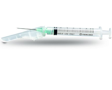 SurGuard - Tuberculin Syringe with Needle 1 mL 25 Gauge 5/8 Inch Ultra Thin Wall Hinged Safety Needle - SG3-01T2516