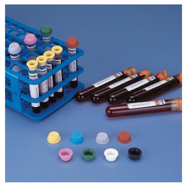 Fisher Scientific Co. Sav-It Tube Closure Cap Elastomer Co-Polymer Blue 1000/Pk - 27075