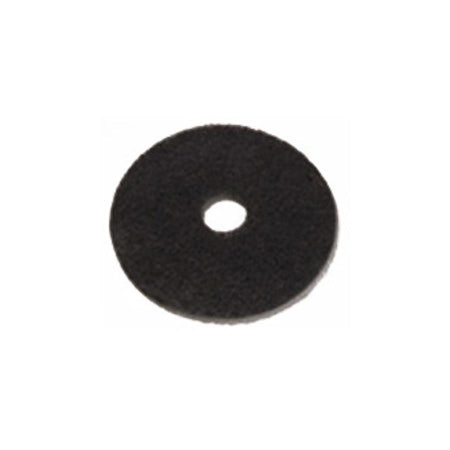 Saalfeld Redistribution HP500 Heavy Duty Hard Floor Stripping Pad 21 Inch Black Polyester Fiber - 400521