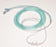 Salter Labs Salter-Style ETCO2 Nasal Sampling Cannula with O2 One Nare O2 / One Nare Sampled Adult Curved Prong / Non-flared Tip - 4707-7-7-10