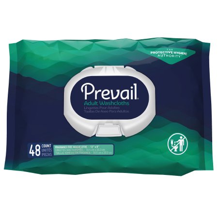 First Quality Personal Wipe Prevail Soft Pack Aloe / Vitamin E / Chamomile Unscented 48 Count - WW-810