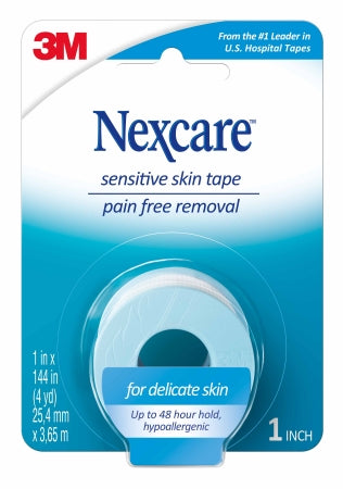 3M Nexcare Sensitive Skin Medical Tape Skin Friendly 1 Inch X 4 Yard NonSterile - SLT-1
