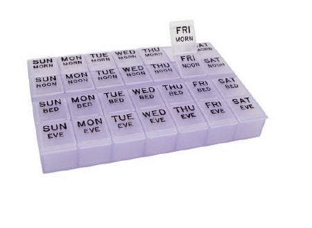 Apex-Carex Pill Organizer Mediplanner Ii X-Large 7 Day 4 Dose - 70013L