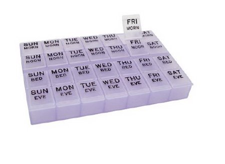 Mediplanner II - Pill Organizer X-Large 7 Day 4 Dose - 70013L