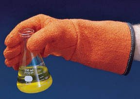 Clavies - Autoclave Glove One Size Fits Most Terry Cloth Orange 13 Inch Gauntlet Cuff NonSterile - S47334