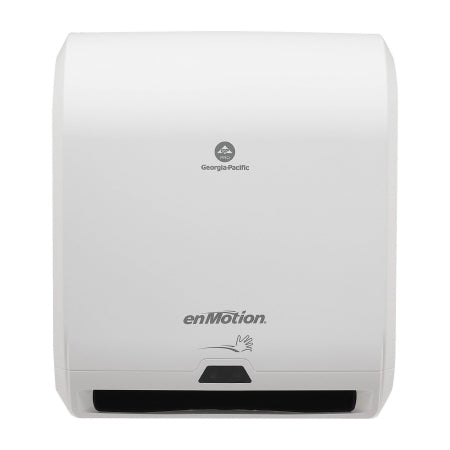Georgia Pacific enMotion Paper Towel Dispenser Translucent White Motion Activated 1 Roll Wall Mount - 59407A