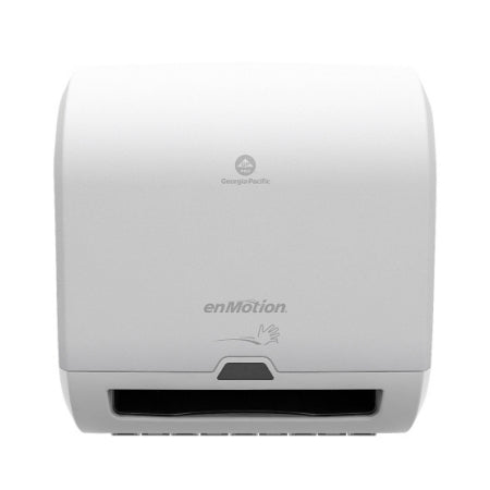 Georgia Pacific enMotion Impulse 8 Paper Towel Dispenser Translucent White Motion Activated 1 Roll Wall Mount - 59437A