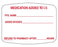 Health Care Logistics Indeed Pre-Printed Label Anesthesia Label Medication Added To I.V., PTS. Name___, Added By/Date___, Return To Pharmacy After___Hours White 2 X 2-5/8 Inch - 2403