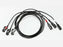 Ivy Biomedical Carbon Leadwire 24 Inch, Red/White/Black, Radiotranslucent, 3-Leads, AHA Color Code For 3100/3150 Series Cardiac Trigger Monitor - 590318