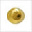 MediStuds - Mini Ear Piercing Stud 24K Gold Plated Stainless Steel Gold Ball Traditional Mount - 2010PM