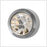 MediStuds - Ear Piercing Stud Surgical Stainless Steel Crystal April Birthstone Bezel Mount - MS3043P