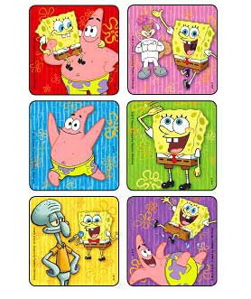 Medibadge Disney 75 Per Unit Spongebob Square Pants Sticker - 1477