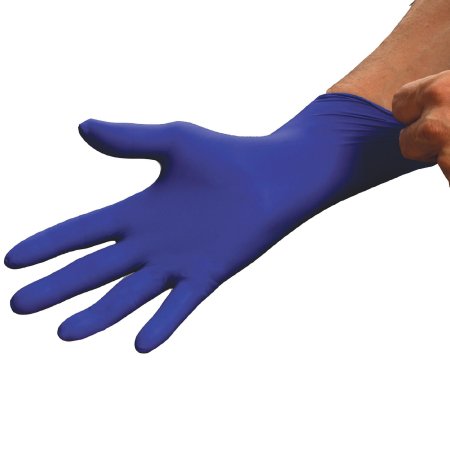 MICROFLEX Cobalt - Exam Glove Medium NonSterile Nitrile Standard Cuff Length Fully Textured Blue Not Chemo Approved - N192
