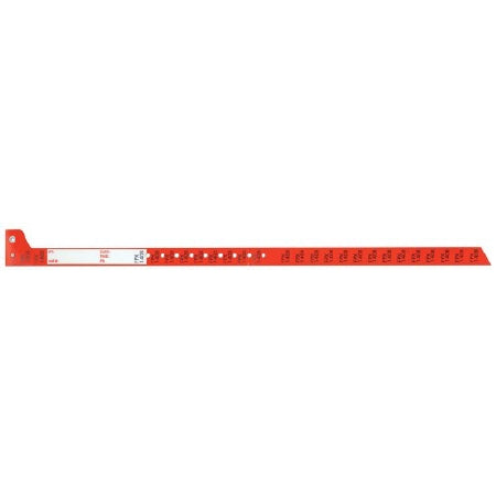 Precision Dynamics Securline Identification Band Blood WristBand Permanent Snap - 2406-16-PDB