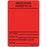 MedVision - Pre-Printed Label Anesthesia Label Red Paper Medication Added To IV Black Medication Instruction 2 X 2-15/16 Inch - MV08FR7400