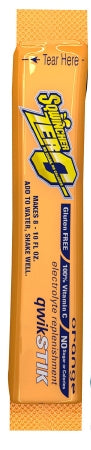 Sqwincher Quik Stik Zero - Electrolyte Replenishment Drink Mix Orange Flavor 10 oz. - 331701195