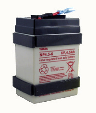 R & D Batteries Yuasa Sealed Lead Acid Battery Pack 6V Rechargeable 1 Pack - 5077