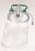 Salter Labs Salter Labs NonRebreather Oxygen Mask Cone Style Pediatric User One Size Fits Most Adjustable Elastic Head Strap - 1130-7-50
