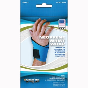 Scott Specialties - Wrist Support Wraparound Neoprene / Rubber Left or Right Hand Blue One Size Fits Most - 9013 BLU UN