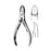 Econo - Nail Nipper Straight Concave Jaw 4-1/2 Inch Length Pakistan Stainless Steel - 96-2666