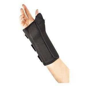 BSN Medical Prolite Wrist Splint ProLite Metal Palmar & Dorsal Stay Foam Left Hand Black Medium - 22-461MDBLK