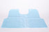 Tidi Products Exam Cape Sky Blue Front / Back Opening Without Closure Unisex - 980854