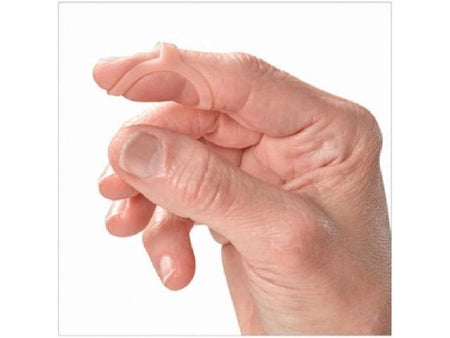 3 Point Products Oval-8 Finger Splint Oval Ring Style Plastic Finger Translucent - P1008-K
