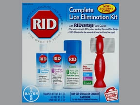 Bayer Rid Lice Treatment Kit 2 oz. /3 oz. / 4 oz. Bottle Scented - 16500050492